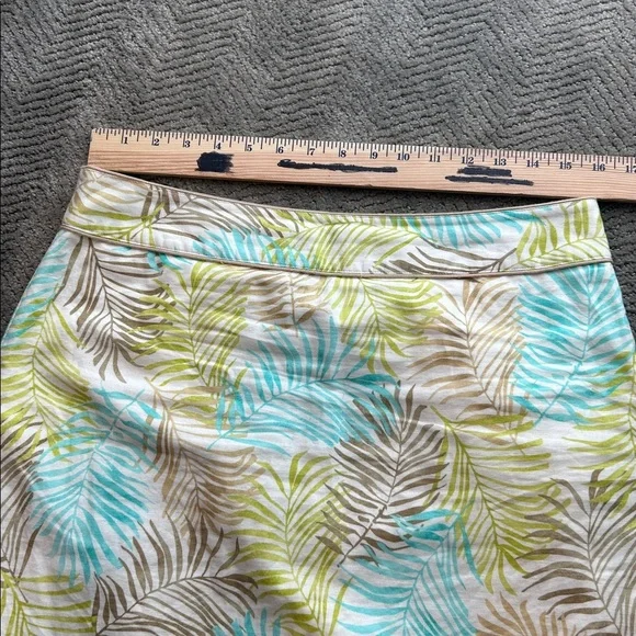 VINEYARD VINES Womens Palm Frond Skirt - Sz 8 - Picture 6 of 7